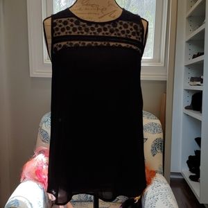 Paper moon size L sleeveless blouse